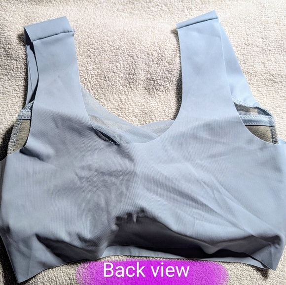 Size Small BNWT, light blue pullover, wide strap style bra - Picture 10 of 11